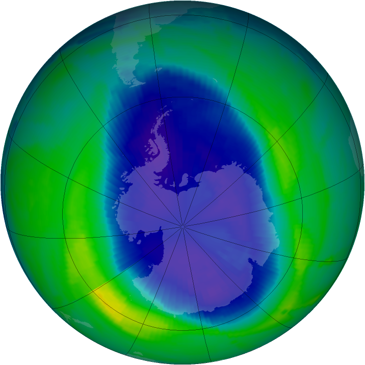 Ozone Map 1997-09-13
